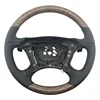 walnut Fiber +Smooth Leather+black Stripe