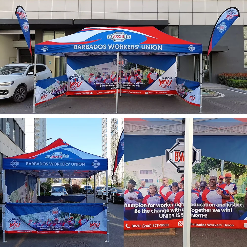Popular Factory Free Sample Top Roof 10x10 Event Canopy Tent Carpa Para Camping for Outdoor Trade Show Tent for Sale