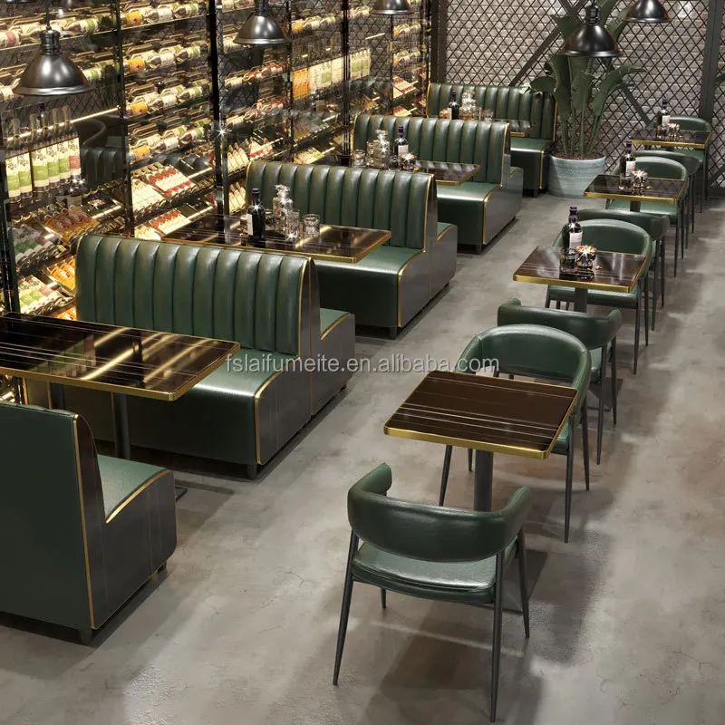 Restaurant Leather Booth Seating Chairs Modern Restaurant Cafe