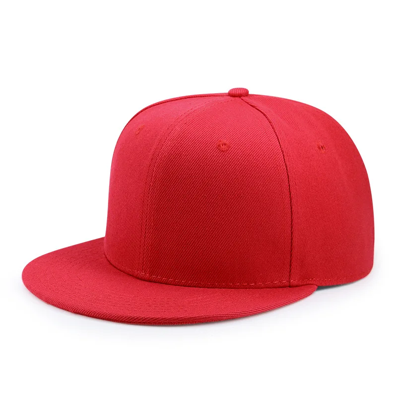 Supplier Wholesale Solid Color Blank Kids Snapback Cap Baby Street Style  Hip Hop Cap