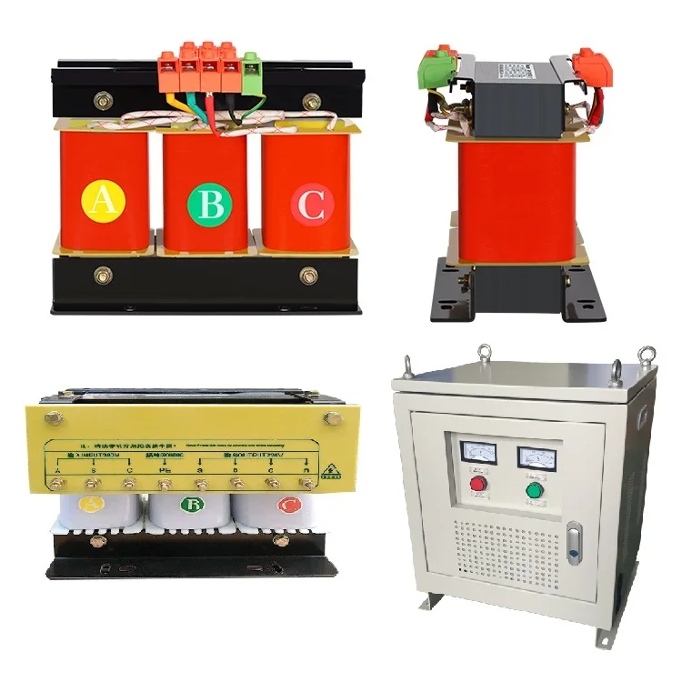 300VA/1KVA 3-Phase Control Transformer 480/220/36 220V to 380V 440V Copper Aluminum Material for Electronic Usage 50Hz Frequency