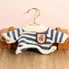 Maglione a righe blu