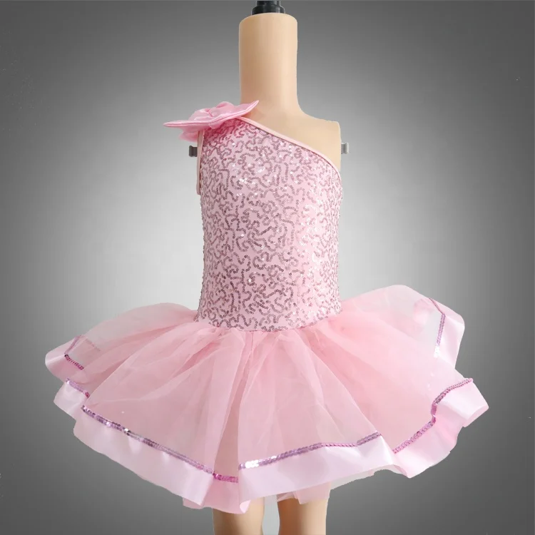 Girls Tutu Dress Kids Pink Dance Ballet Tutu Skirt Costumes Classical ...