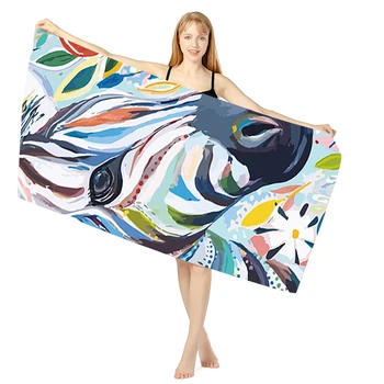 custom print logo yoga mat towels Non-Slip Quick Dry recycled microfiber yoga fitness towel for Pilates and Workout