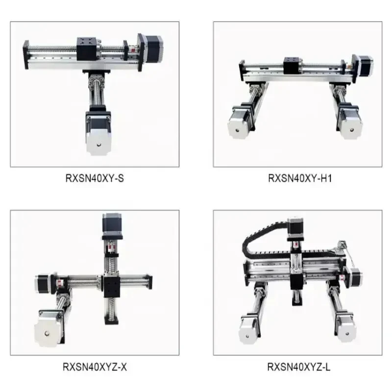 RXS60 Linear Module Electric CNC Precision Aluminum Profile Ball Screw Linear Guide 60mm Wide Linear Actuator