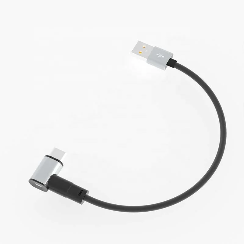 OEM ODM Elbow 90 Degree Magnet Charger PD 100W 5A Sync USB a to Type c Magnetic Fast Charging Cable for Computer