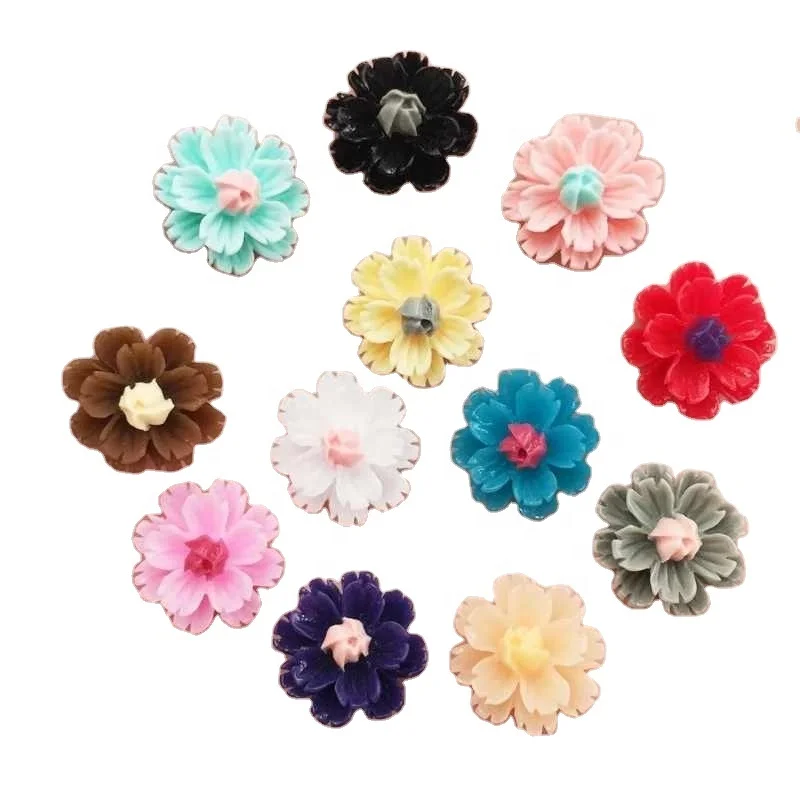 60pcs resin accessories hand painted colorful