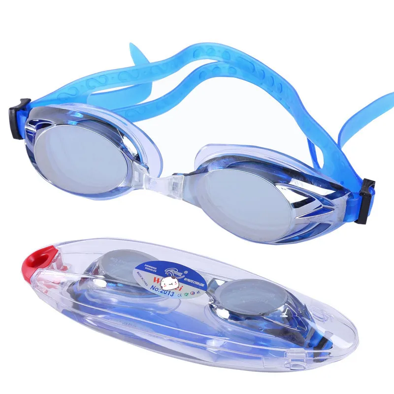 Blue JIEJIA Adjustable Anti fog UV Waterproof Swimming Goggles Glasses 