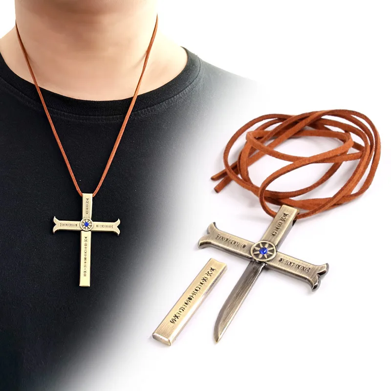 Collana Uomo Anime In Acciaio Inossidabile Con Ciondolo - Regalo Perfetto Per Appassionati