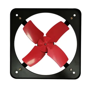 Wall Mounted Ball Bearing OEM ODM Supported Industry  Iron Blade AC 220V-240V  Copper Motor Axial Flow Fan  Electric Exhaust Fan