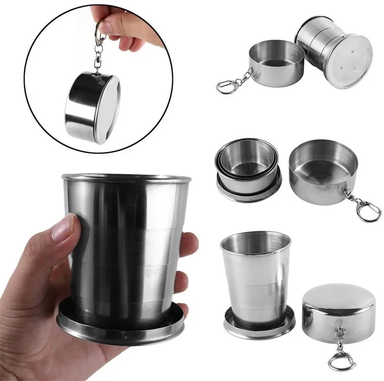 Stainless Steel Collapsible Artist Shot Glass