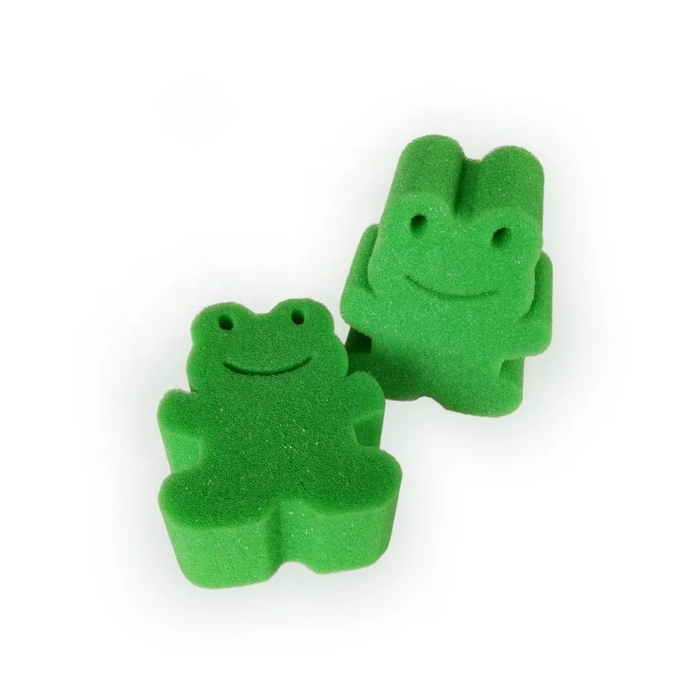 ceramic frog shaped animal sponge scrubber