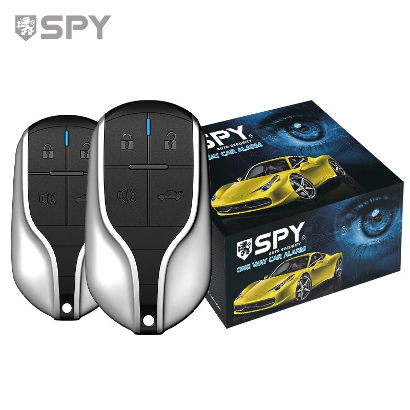 SPY One Way Immobilizer Universal Smart Remote Start Car Alarm System Security