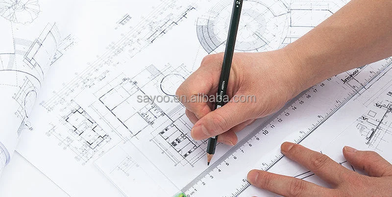 Frame Ruler Drawing Engineer Plastic T Shape Ruler - 45CM Eco-Friendly Drawing Ruler for School ...