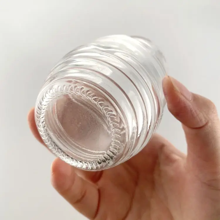 180 Ml Clear Honey Jar with Metal Lid - Perfect for Snacks