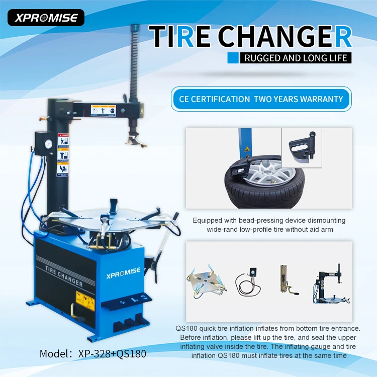 Xpromise Brand Tire Changer With Assistant Arm Xp328+qs180,Tyre Changer