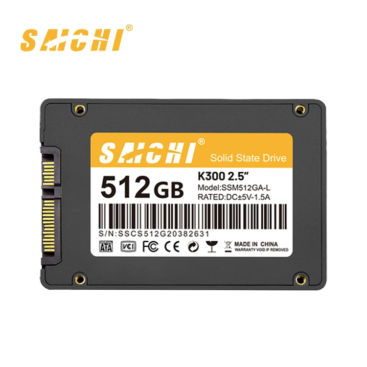 SAICHI 512GB SATA 2.5 Inch SSD - Fast Read Up to 500MB/S, Write Up
