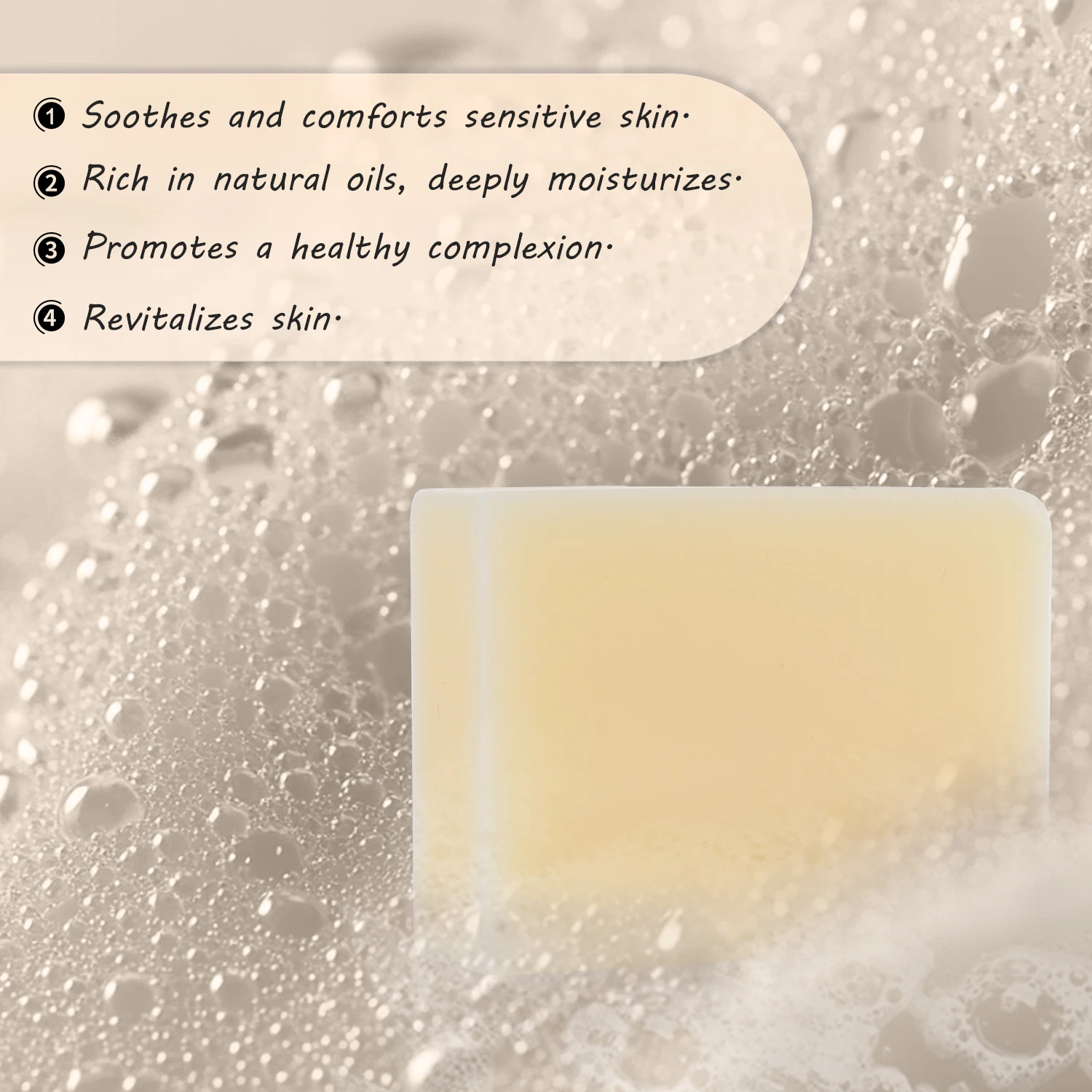 Lanthome Fancy  Long-Lasting Moisturizing Vetiver Grounding Bar Soap Tallow Soap Cow Soap for 120 G