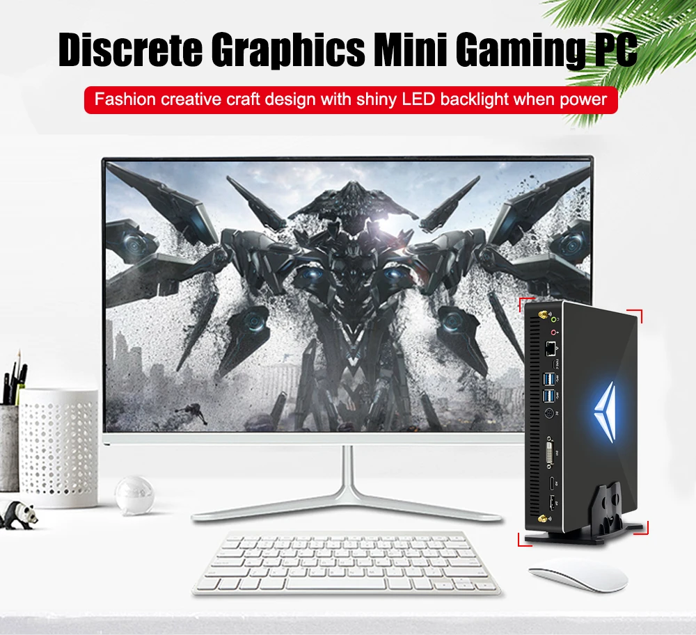 10th Gen Core I9/i7/i5/i3 Mini Gaming Pc With Ssd Wifi
