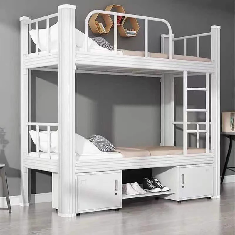 Detachable Metal Bunk Bed for Worker Dormitory with Reinforced Frame