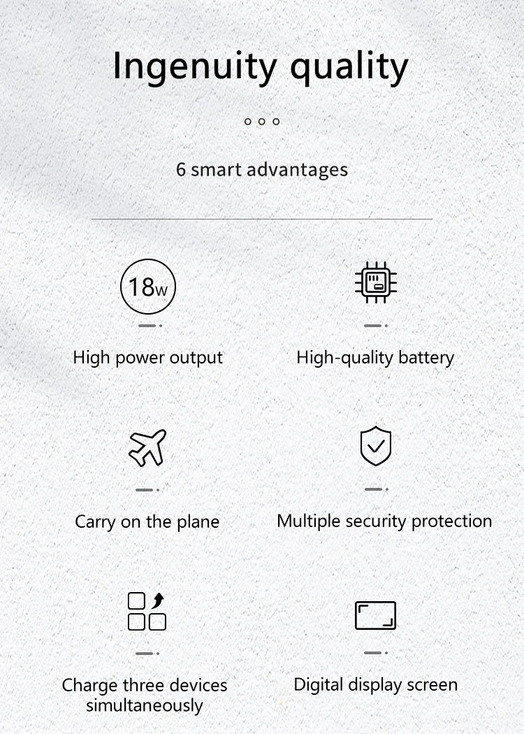 Innisfox Hot Sale High Capacity 10000mah Type C USB 18W PD Power Bank For iPhone Samsung Xiaomi PB06 Pro.jpg