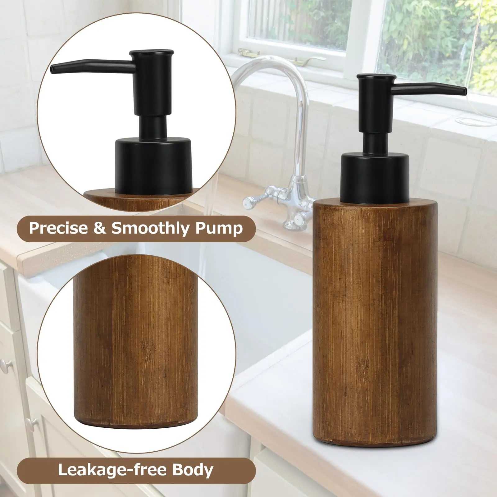 product zc custom village carbonized bamboo soap box soap dispenser holder tray mouthwash cup moisture proof bathroom accessories set-3