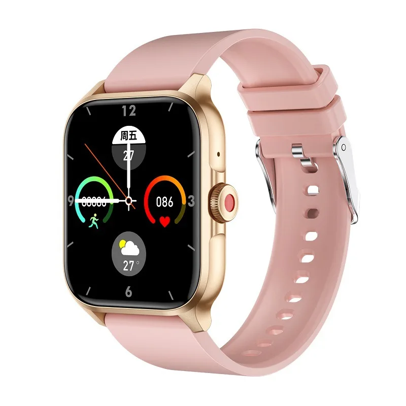 New Cross-Border QX15 Square Smart Watch for Girls IP67 Heart Rate Monitoring Voice Call aperçu 7