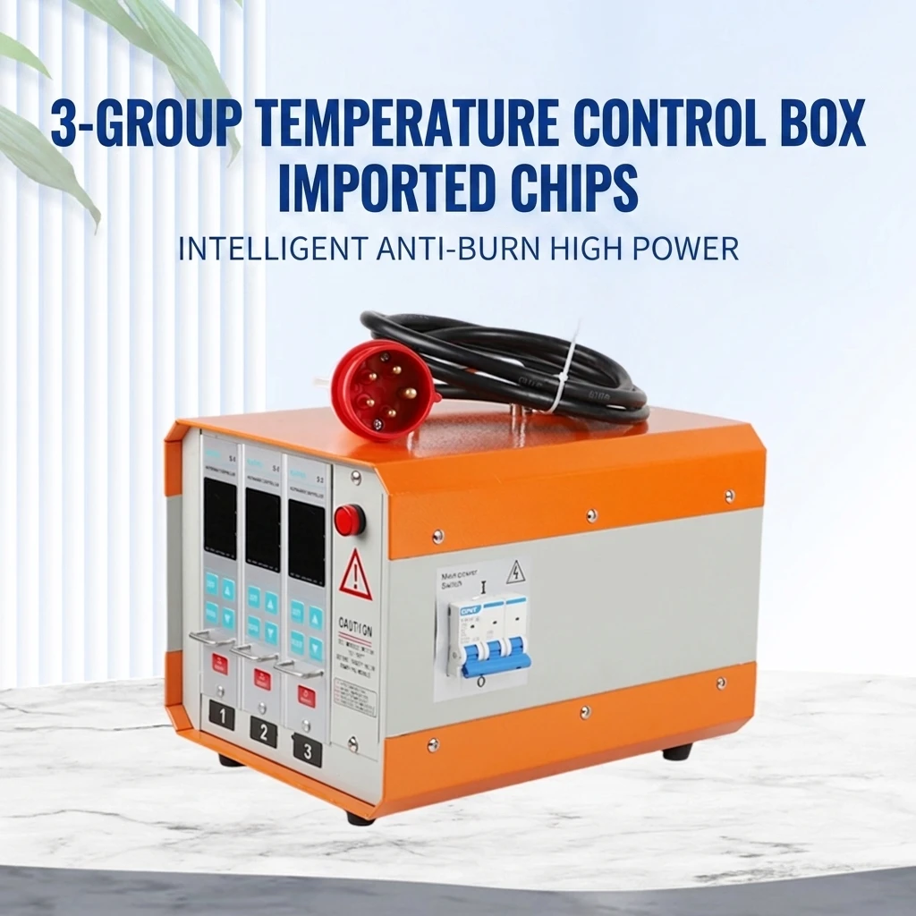 SOFSI 3-Group Burning Hot Runner Temperature Control Box S-5 Intelligent Anti Plug-in LCD PID Temperature Controller