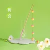 ของเล่นแมวไม้รูปลูกพลับ [สีเหลือง]