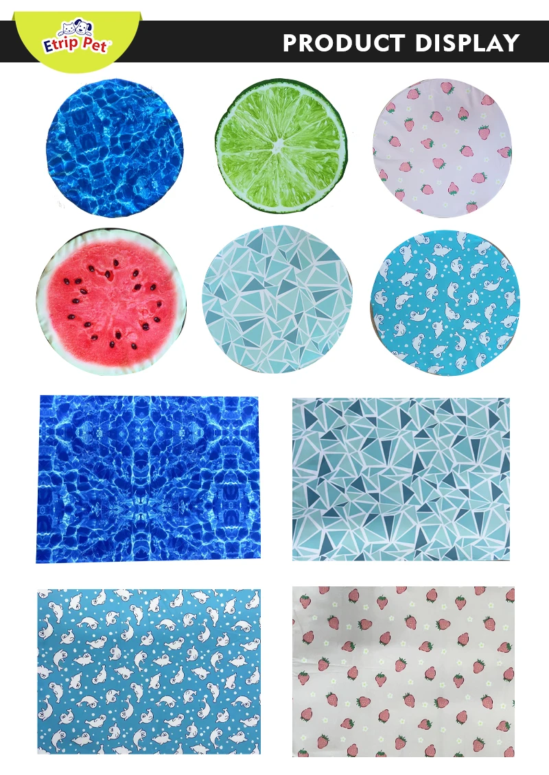 Wholesale custom summer self cooling gel pet dog cooling mat for dogs supplier