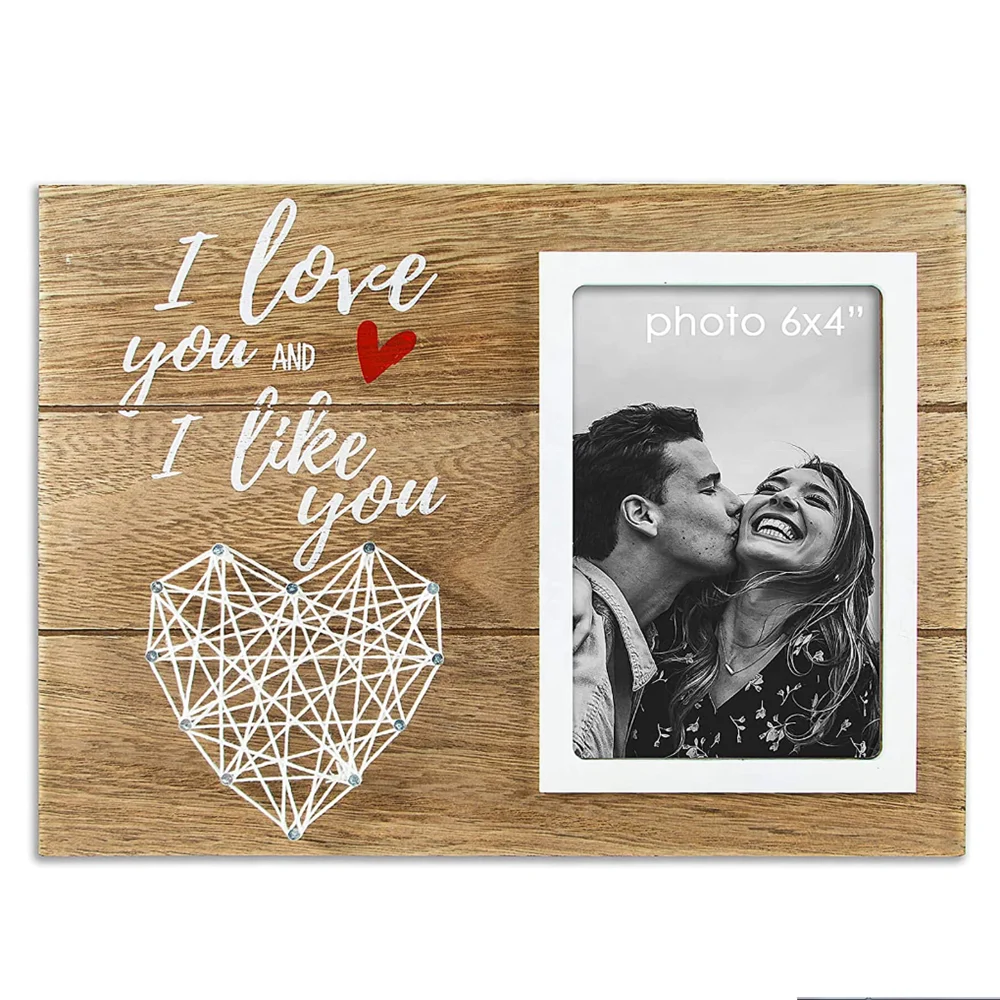 I Love You I Like You Picture Frame Gifts For Boyfriend Husband And Girlfriend Wife Handmade Crafts For Men Women And Couples Buy Factory Wholesale Cheap Handmade Love Wooden Photo