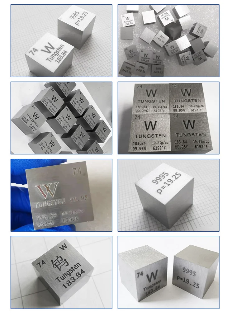 Tungsten Cube 1.5 Inch Pure Tungsten Cube Tungsten Cube Mirror In Stock