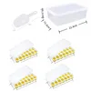 Caja + pala + 4 bandejas amarillas para cubitos de hielo