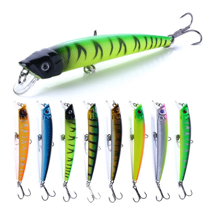 HENGJIA Minnow Plastic Hard Lure - 9.5cm VIB Fishing Bait HENGJIA Minnow Plastic Hard Lure - 9.5cm VIB Fishing Bait
