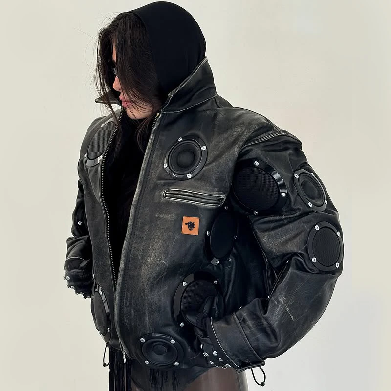 Leather Jacket ほぼ新品未使用 Leather Jacket with Python Luxury Billionaire