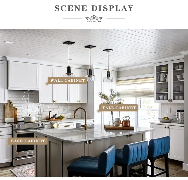 Modular Kitchen Cabinets with Modern Design 1 Set MDF Carcase Veneer ...