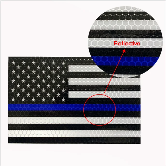 Custom Blue Line Police Decal Vinyl Sticker Outdoor Waterproof Car Windows Bikes Stickers