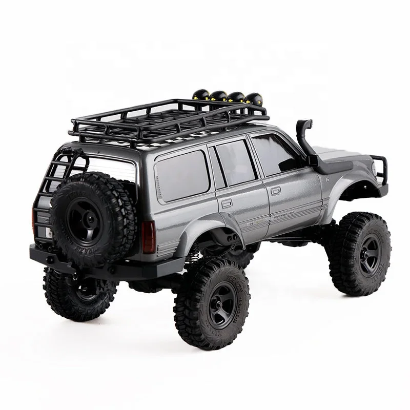 FMS1: 18スケールFCX18LC80イエローToyotoランドクルーザー80