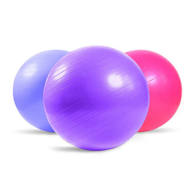 Wholesale 55cm 65cm 75cm Yoga Ball Fitness Personalized Yoga Balance Balls Anti Burst Matt Pvc Yoga Ball