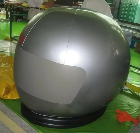 Beile Motorcycle Race Inflatable Helmet, PVC Advertising Inflatable Helmet for Event Promotion Equipment