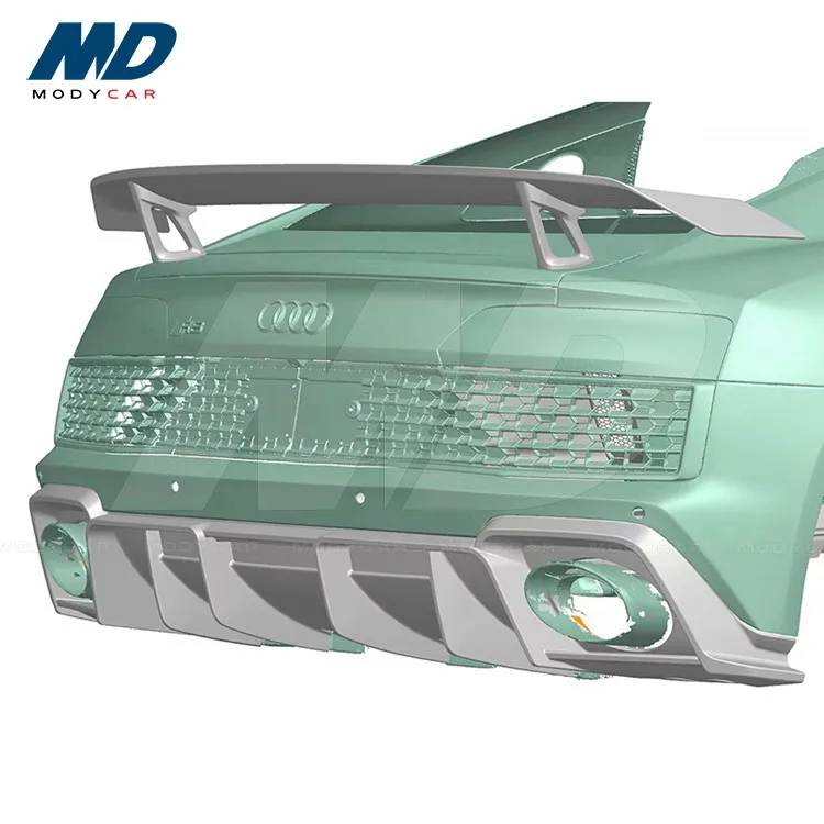 Pt Style Dry Carbon Fiber Rear Spoiler For 2016-2022 Audi R8 - Buy Rear ...