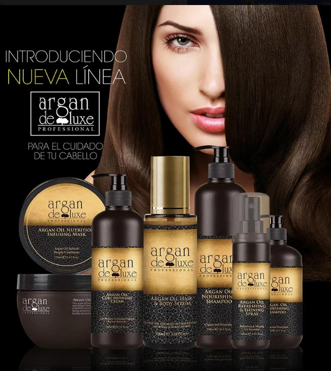 Argan DeLuxe Argan Oil Curl Defining Cream Gel Custom Private Label Curly Hair Styling Products Hydrates Flexible Hold Enhancers