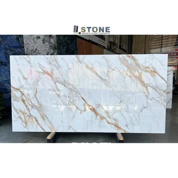 Calacatta Gold Foshan 20mm 15mm   Sintered Stone for Countertops and Vanities