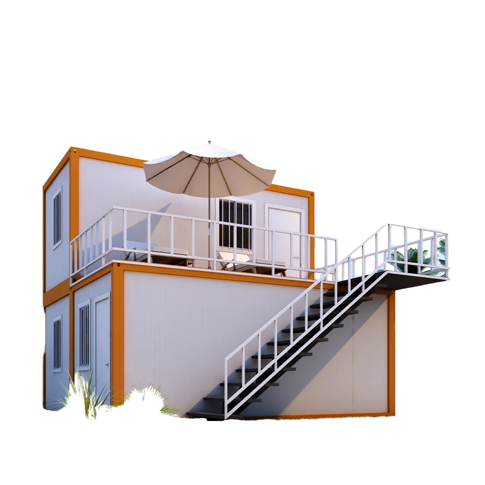 Custom 20ft Villa-Style Shipping Container Home Steel Sandwich Panel Construction for Outdoor Restaurant Shop Office Building