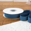 2.5cm wide blue  webbing 1 yard (10 yards/roll)