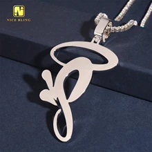 New Arrival Silver Plated Custom Made Charm Pendants 925 Silver Solid Plain Hip Hop Jewelry Pendant