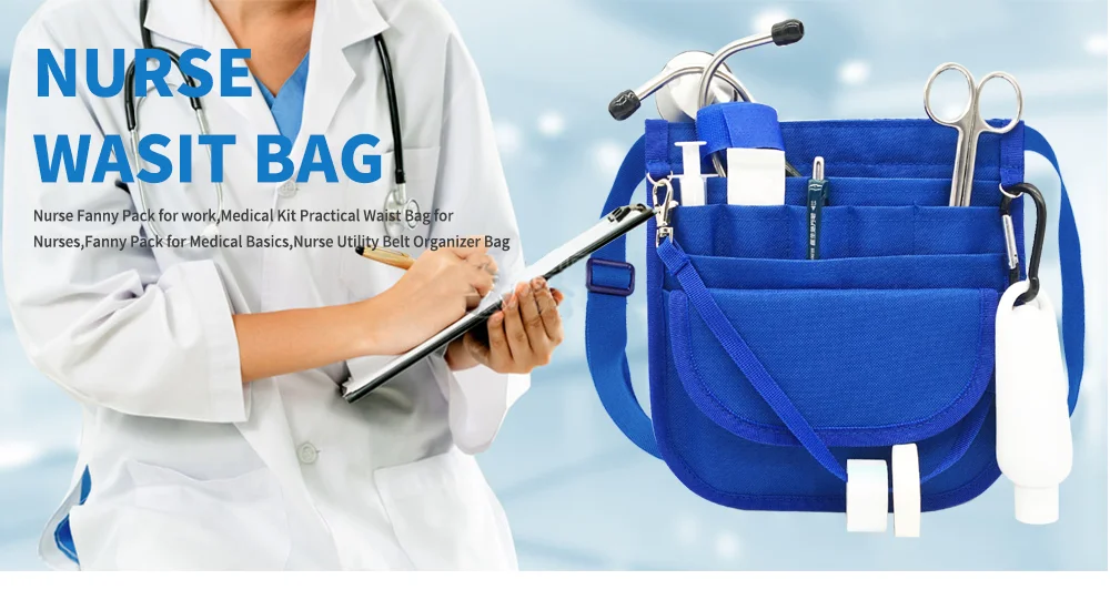 Portable Nurses Belt Organizer Quick Pick Pocket Medical Fanny Pack