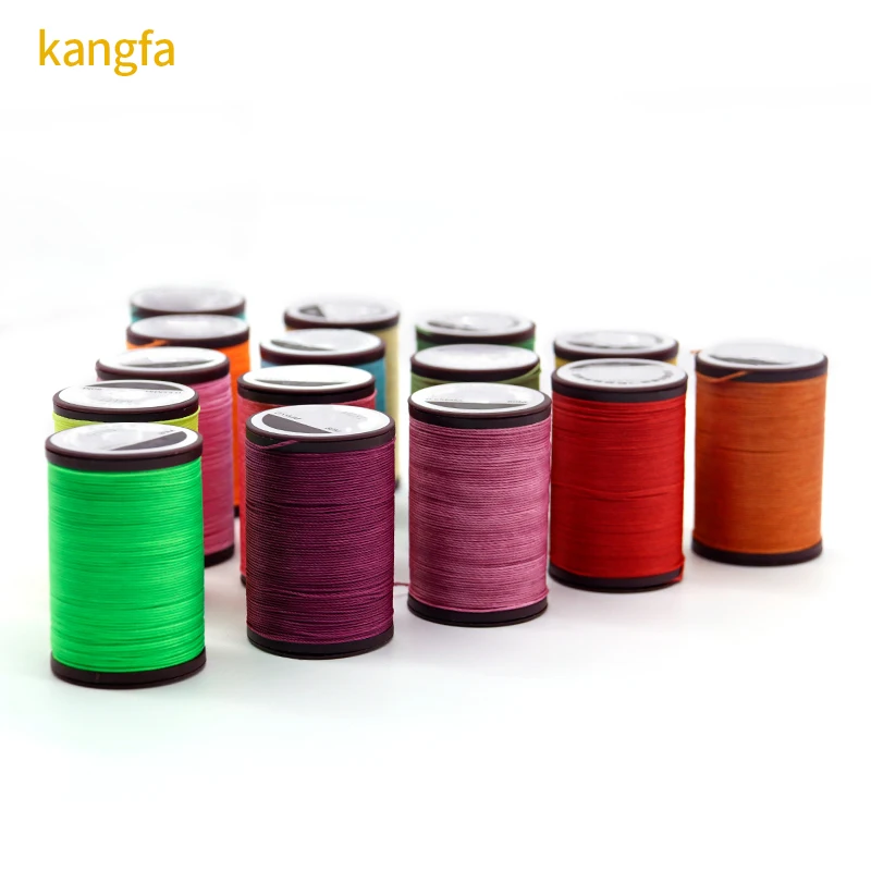 product 110 meters 100 polyester diy handmade sewing weaving thread 065mm round waxed thread for jewelry making findings-5