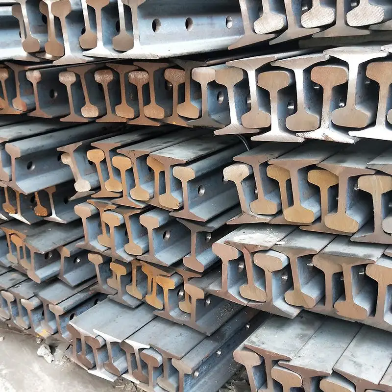 Q235b Crane Rail Iron Profile Processing Train Used Rail Railway Track Railroad Steel Rails Railway for Building