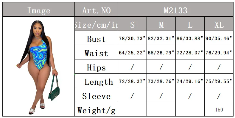 2022 Newest Design printing  sexy bodysuit swimsuit summer sleeveless beachwear one piece swimsuit for women